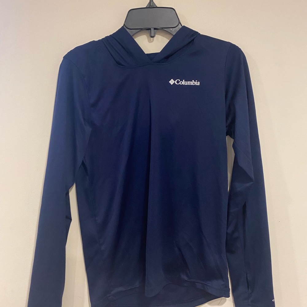 Columbia Dark Blue Shirt w/ Hoodie